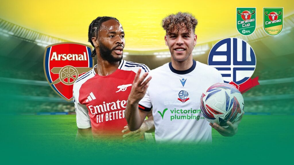 Carabao Cup football analysis Arsenal VS Bolton