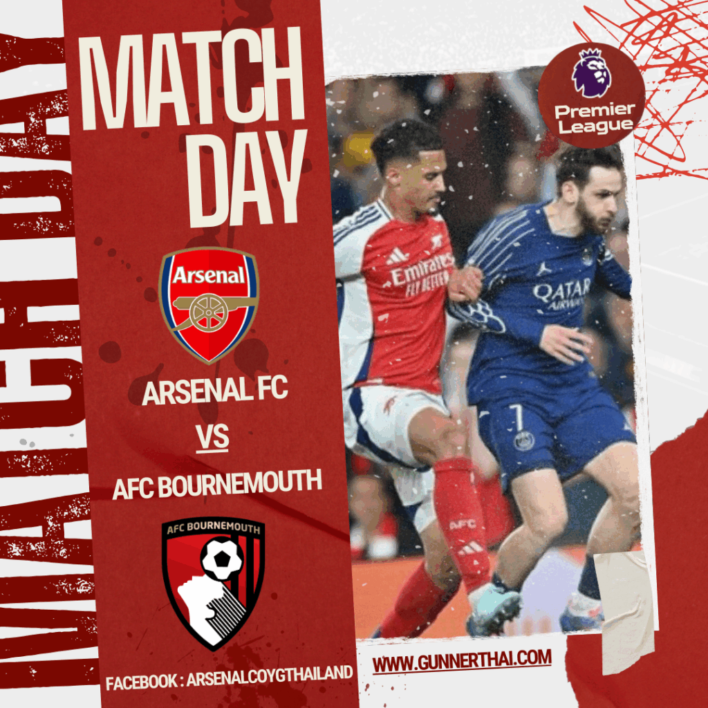 Football analysis Premier League 202425 Arsenal VS Bournemouth on 03-05-2025