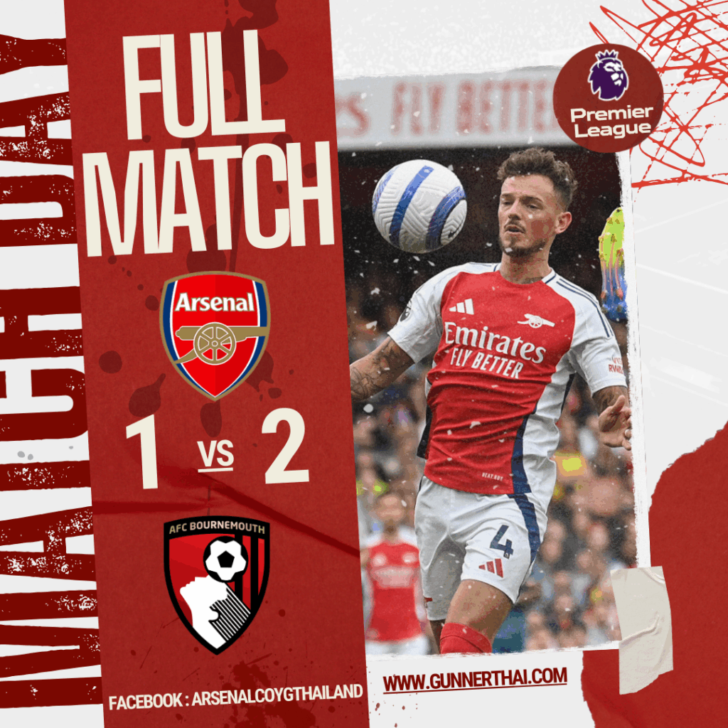 HPL England Arsenal 1-2 Bournemouth 03 May 2025
